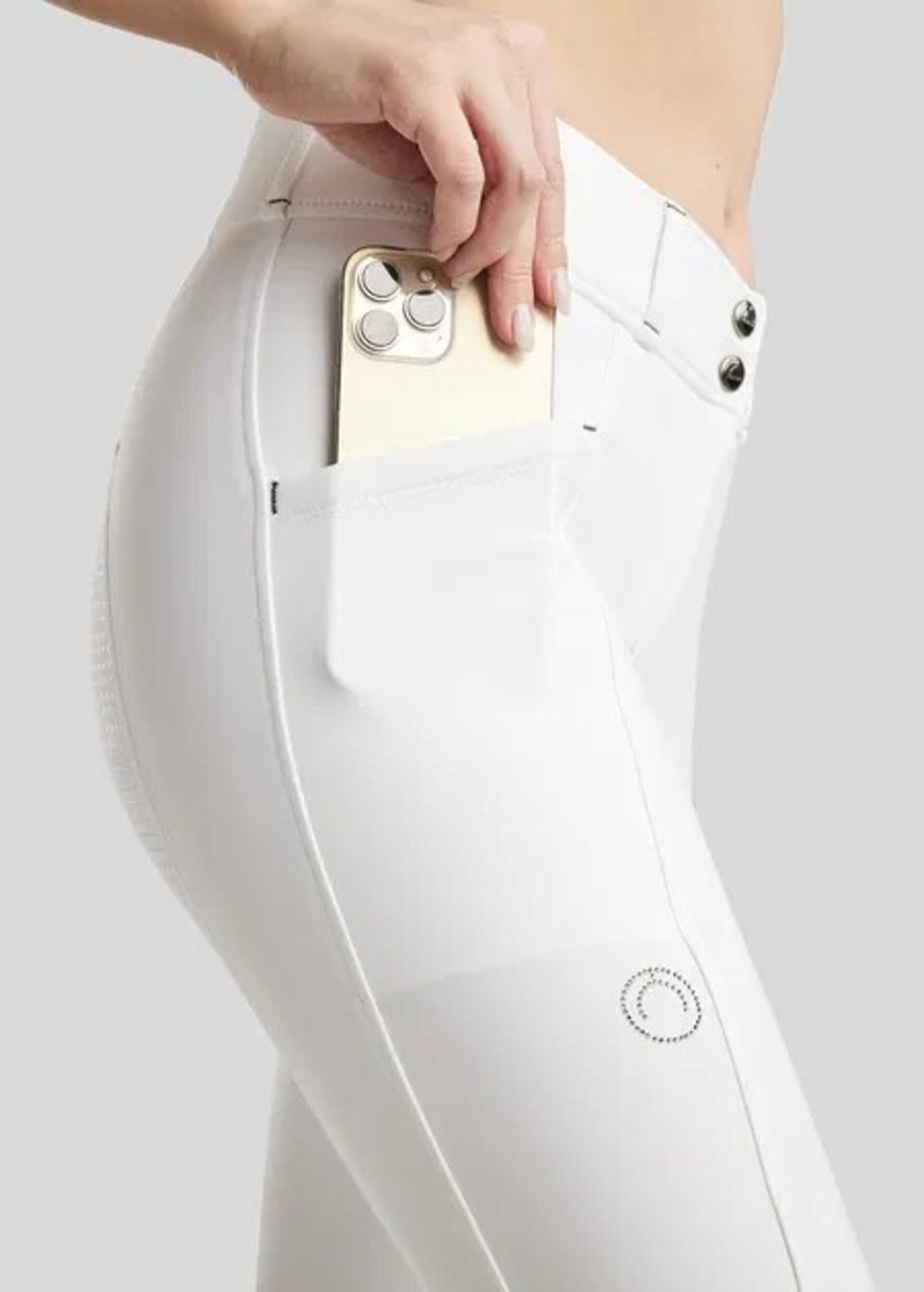 BREECHES MOZIDA CON CRITALES - FULLGRIP - BLANCO - 2