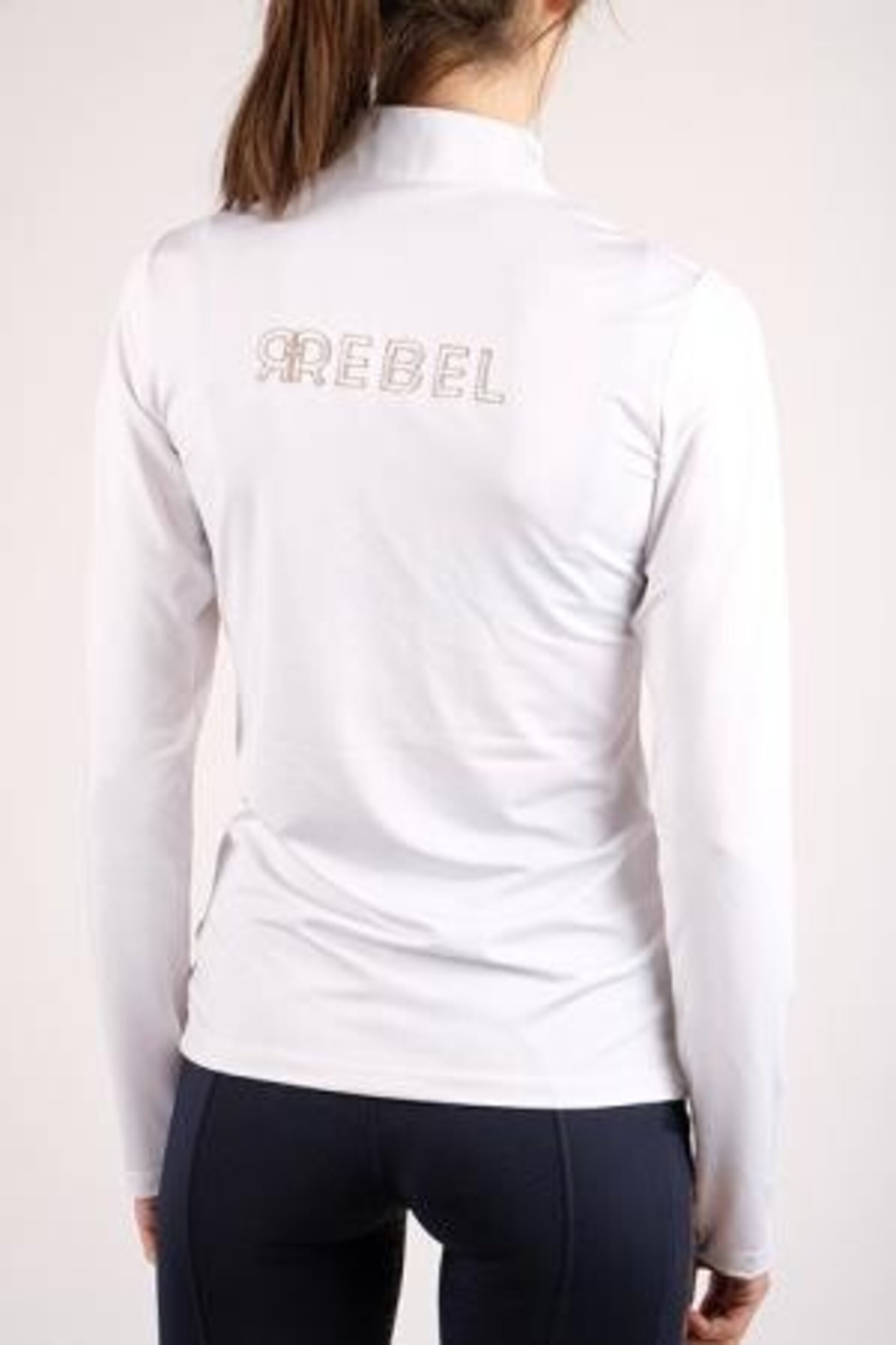 POLO REBEL ESTAMPADO MANGA LARGA - BLANCO - 2