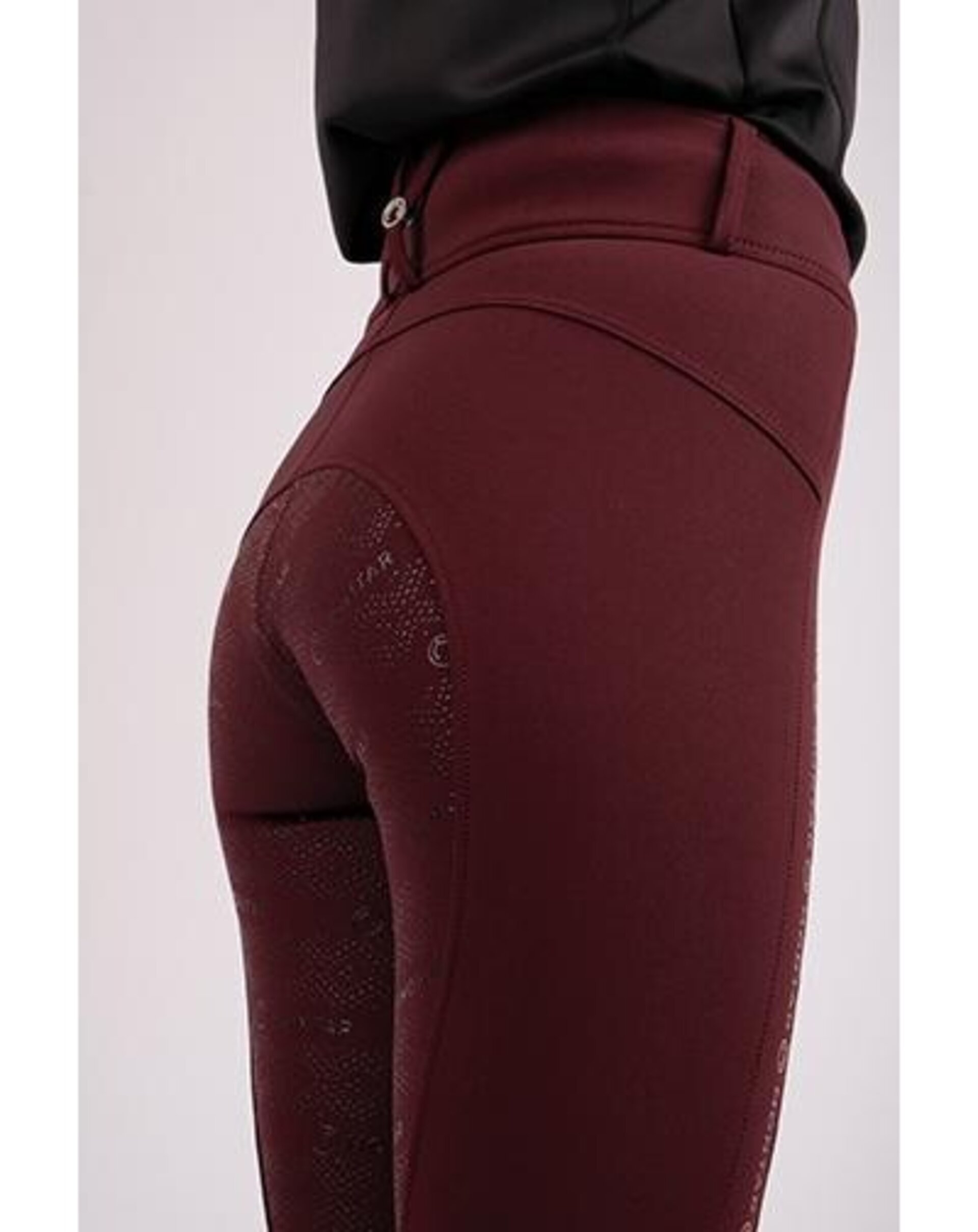 PANTALON DE MONTAR AURORA YATI - FULL GRIP - CIRUELA - 4