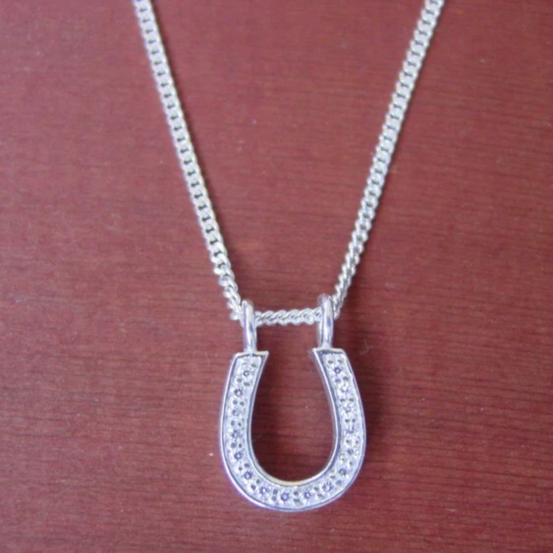 COLLAR PLATA DE LEY 925 - HERRADURA CZ - 2