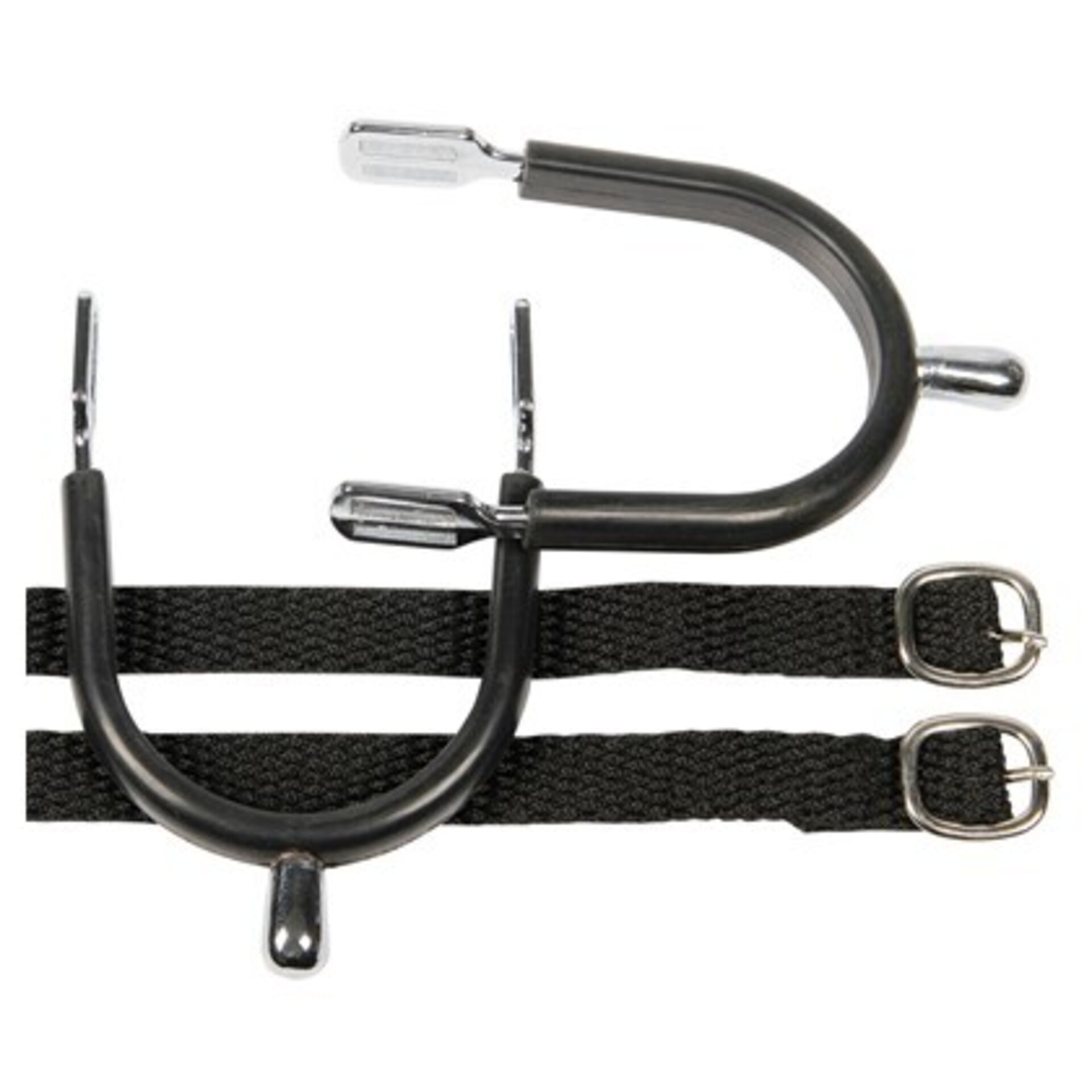 ESPUELAS CON PERILLA ENGOMADAS + CORREAS NYLON - 1
